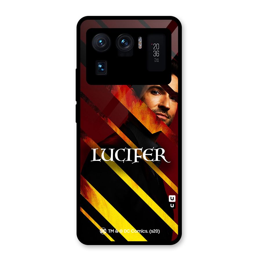 Lucifer Hell Stripes Glass Back Case for Mi 11 Ultra