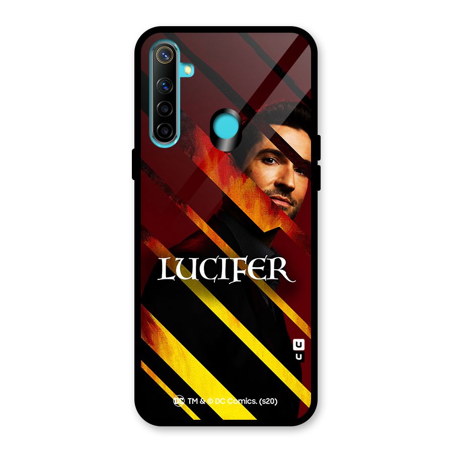 Lucifer Hell Stripes Glass Back Case for Realme 5
