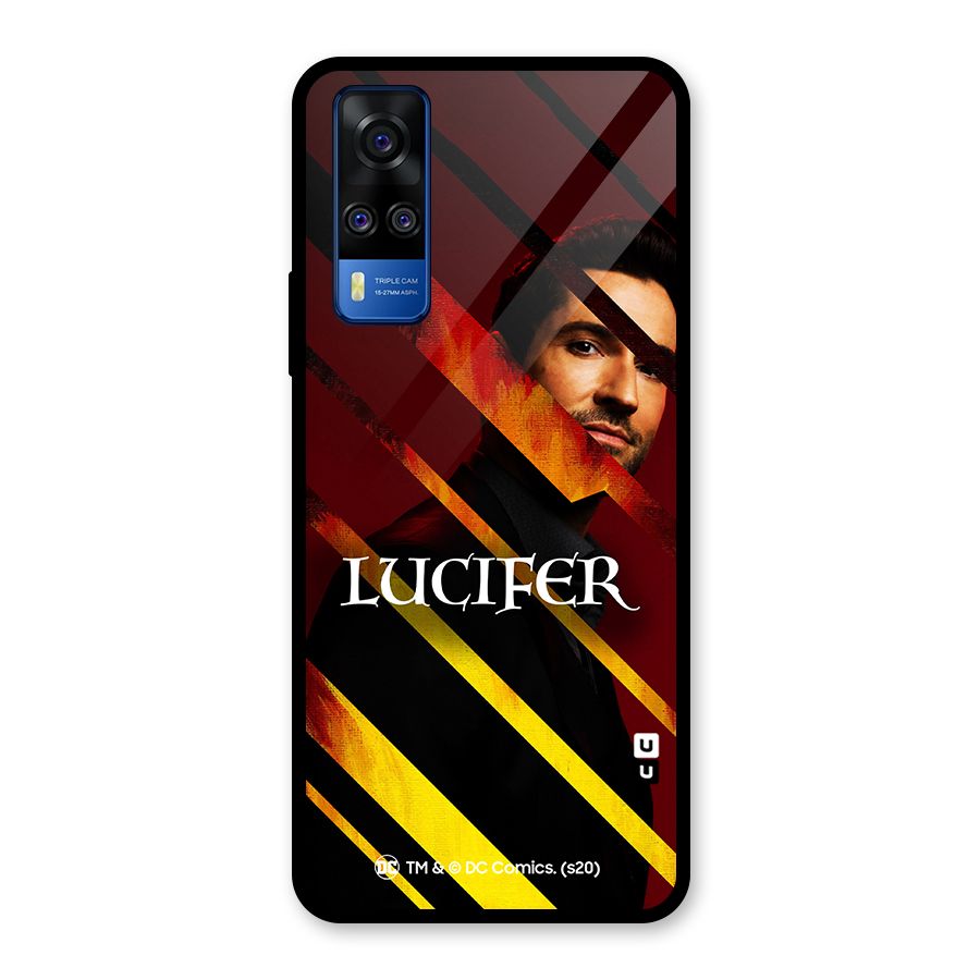 Lucifer Hell Stripes Glass Back Case for Vivo Y31