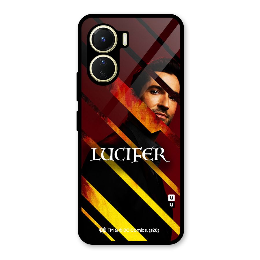 Lucifer Hell Stripes Glass Back Case for Vivo Y56