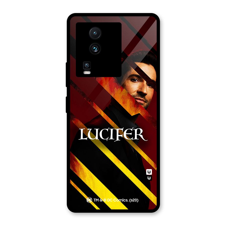 Lucifer Hell Stripes Glass Back Case for Vivo iQOO Neo 7