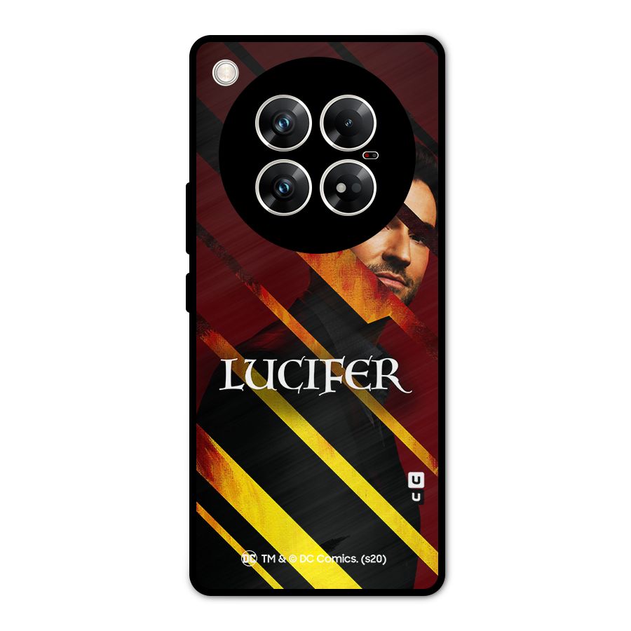 Lucifer Hell Stripes Metal Back Case for Infinix Zero 40 5G