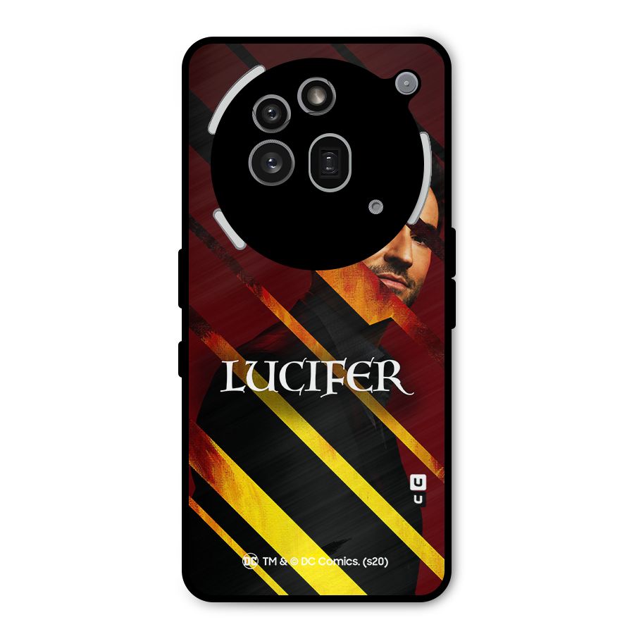 Lucifer Hell Stripes Metal Back Case for Nothing Phone 3a Pro