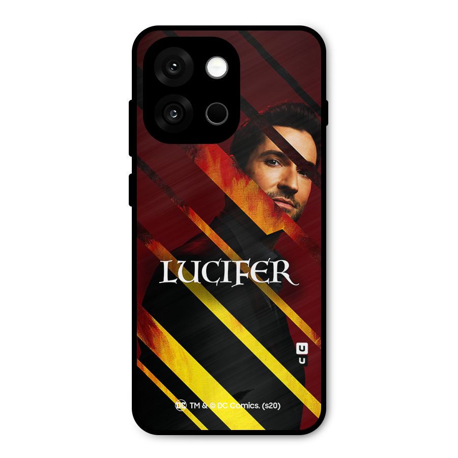 Lucifer Hell Stripes Metal Back Case for OnePlus 13s