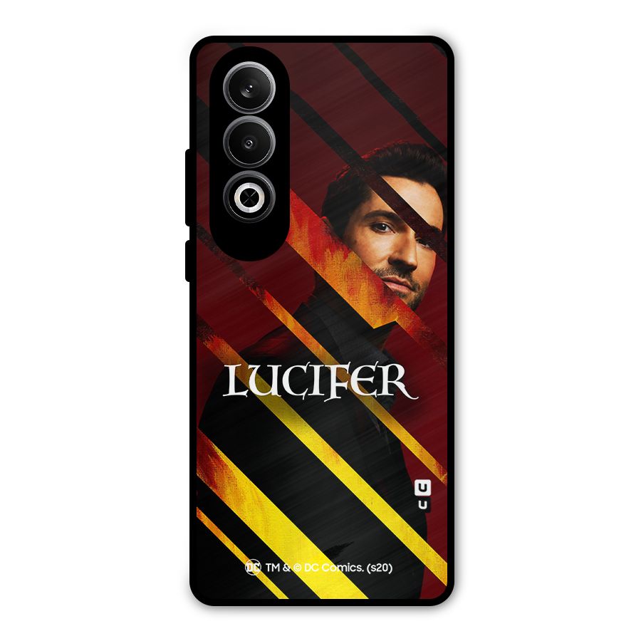 Lucifer Hell Stripes Metal Back Case for OnePlus Nord CE4