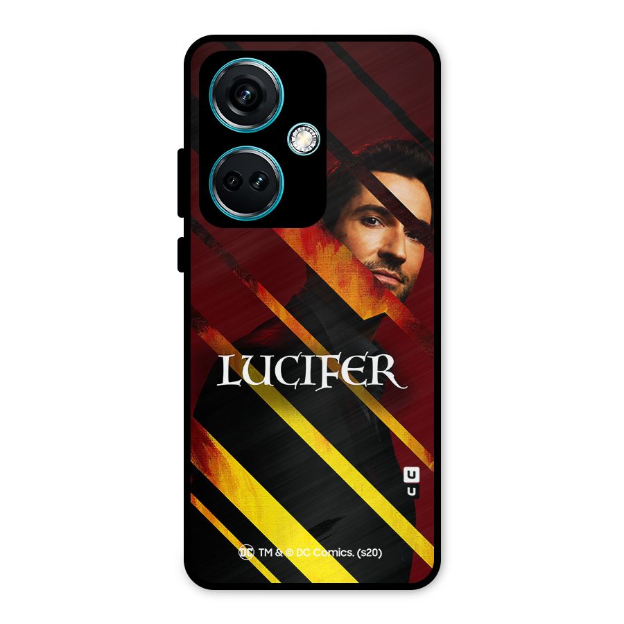 Lucifer Hell Stripes Metal Back Case for OnePlus Nord CE 3 5G