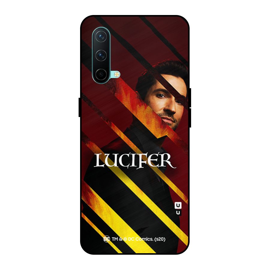 Lucifer Hell Stripes Metal Back Case for OnePlus Nord CE 5G