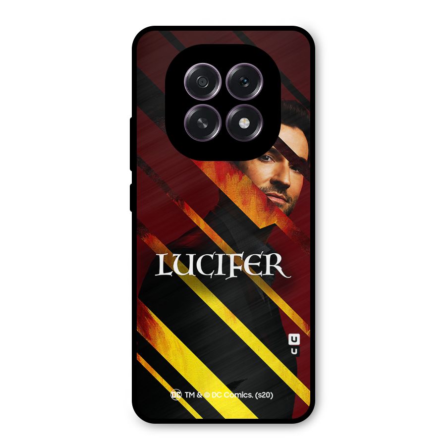 Lucifer Hell Stripes Metal Back Case for Oppo F29