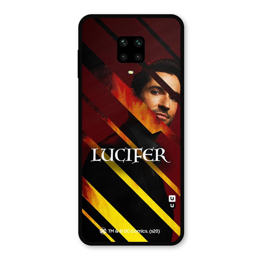 Lucifer Hell Stripes Metal Back Case for Poco M2