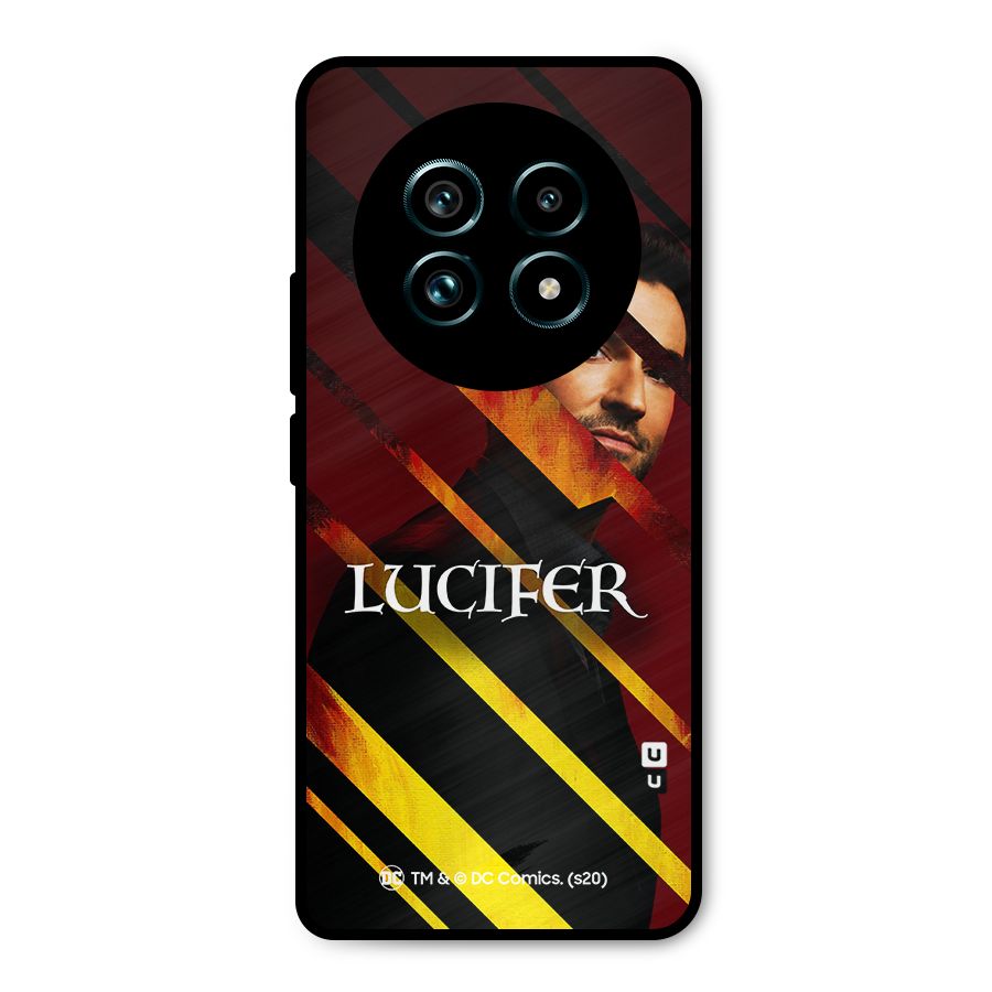 Lucifer Hell Stripes Metal Back Case for Realme 13 Pro Plus