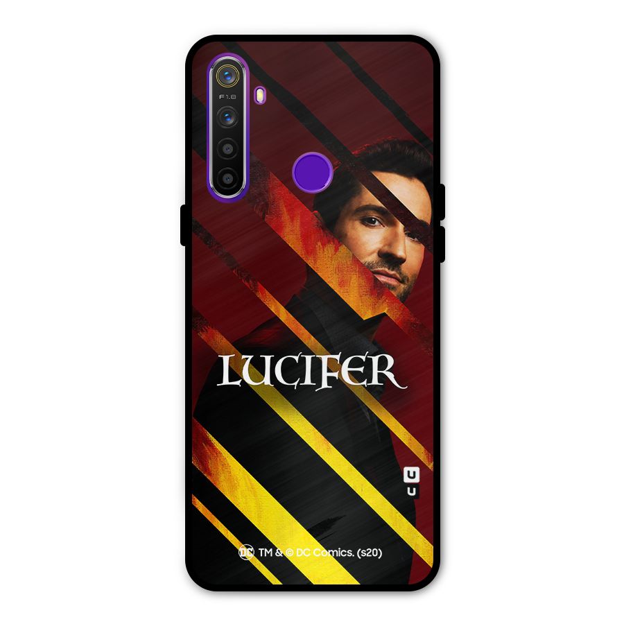 Lucifer Hell Stripes Metal Back Case for Realme 5i