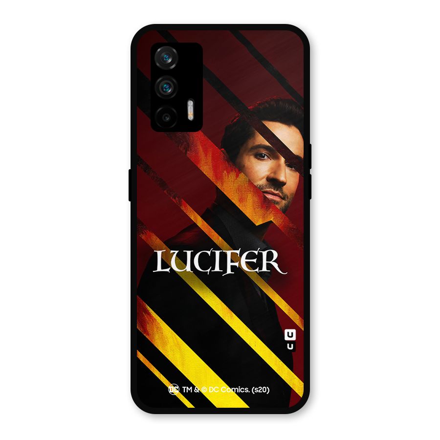 Lucifer Hell Stripes Metal Back Case for Realme GT 5G