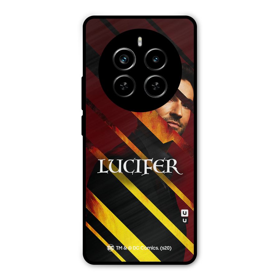 Lucifer Hell Stripes Metal Back Case for Realme P1 Pro