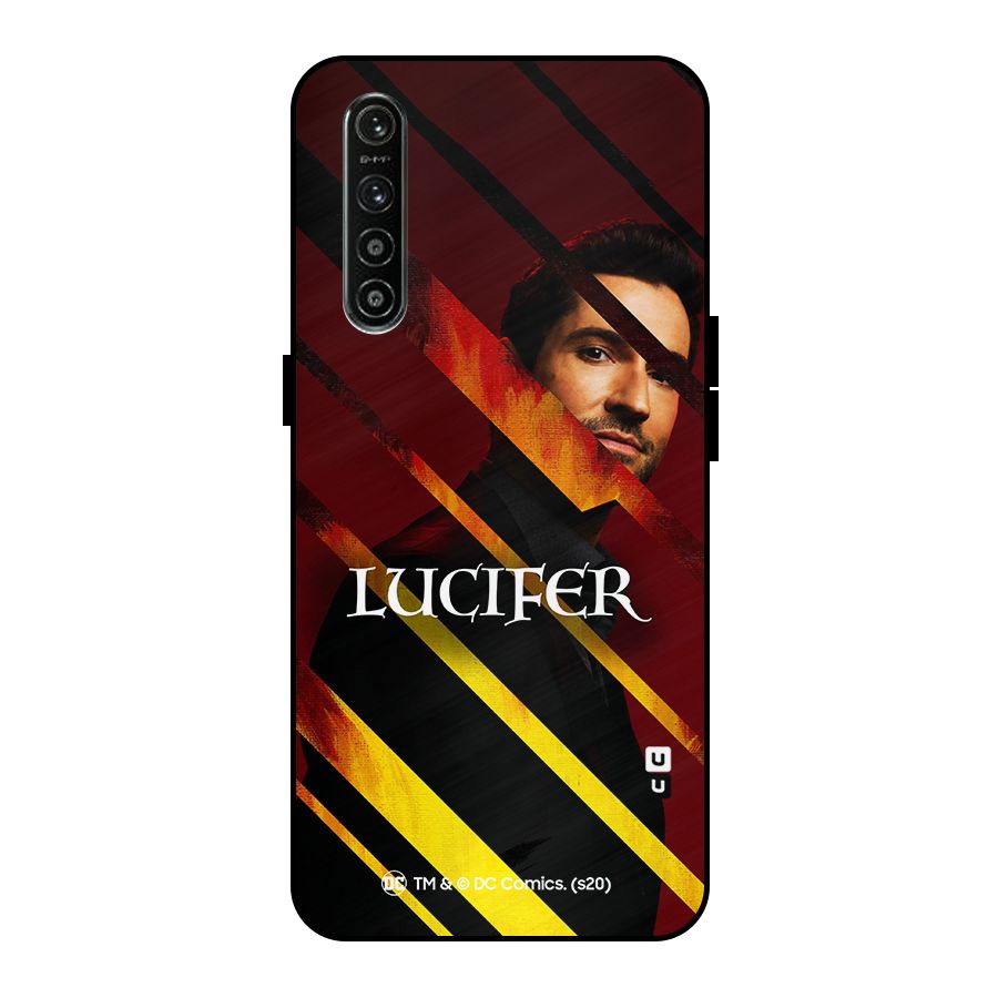 Lucifer Hell Stripes Metal Back Case for Realme XT