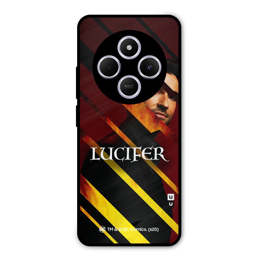 Lucifer Hell Stripes Metal Back Case for Redmi 14C