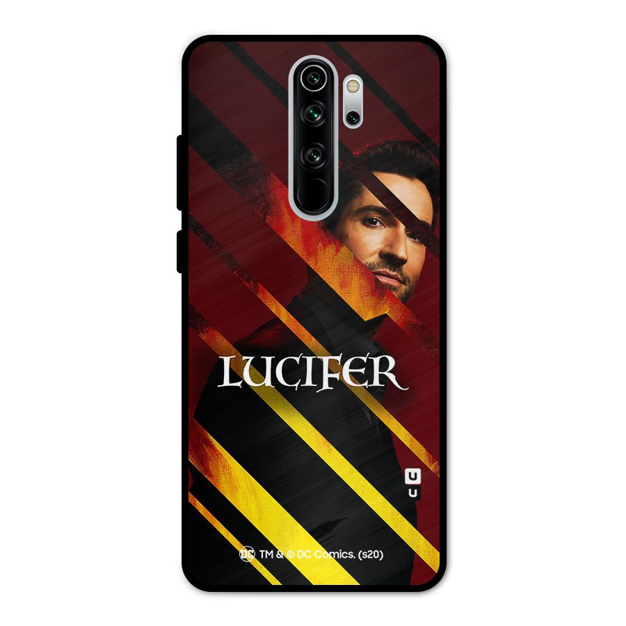 Lucifer Hell Stripes Metal Back Case for Redmi Note 8 Pro