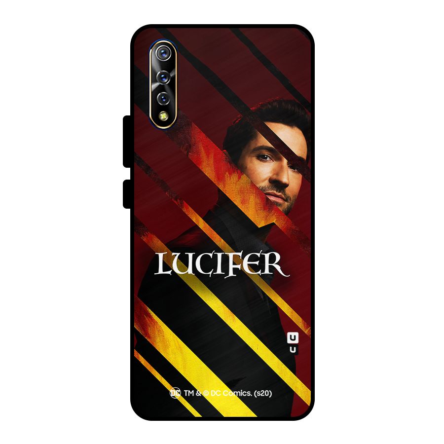 Lucifer Hell Stripes Metal Back Case for Vivo S1