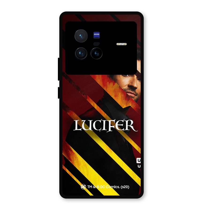 Lucifer Hell Stripes Metal Back Case for Vivo X80