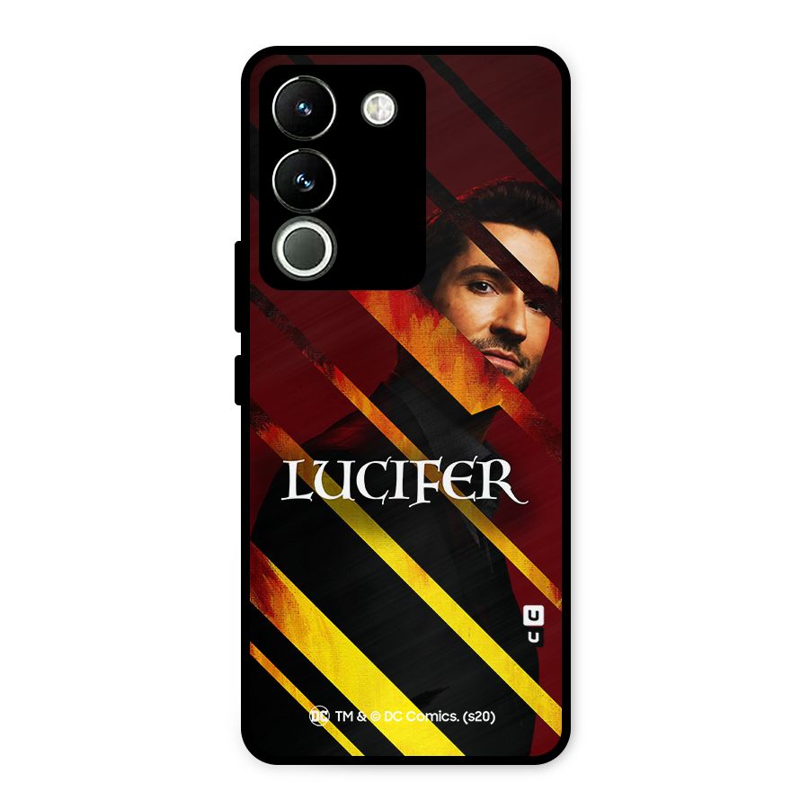 Lucifer Hell Stripes Metal Back Case for Vivo Y200