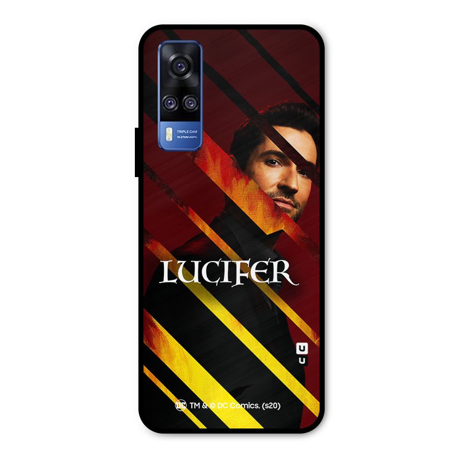 Lucifer Hell Stripes Metal Back Case for Vivo Y31