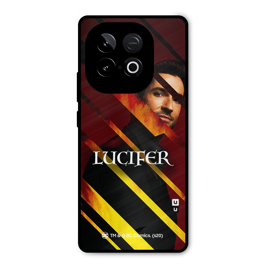 Lucifer Hell Stripes Metal Back Case for iQOO Neo 10