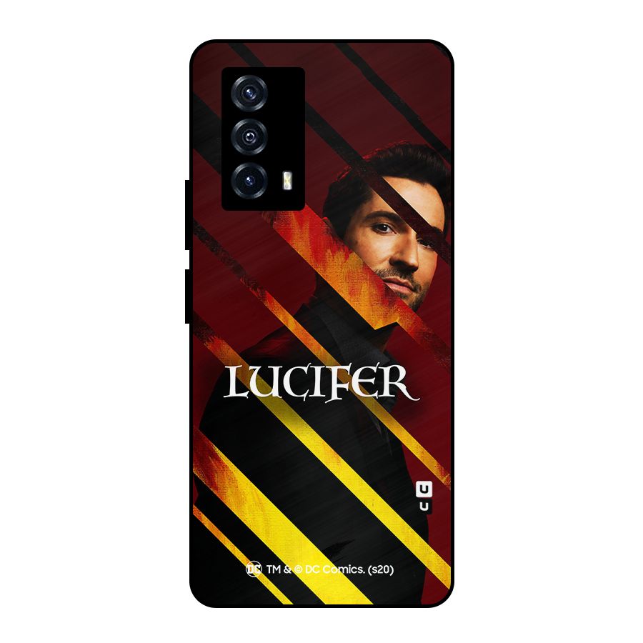 Lucifer Hell Stripes Metal Back Case for iQOO Z5