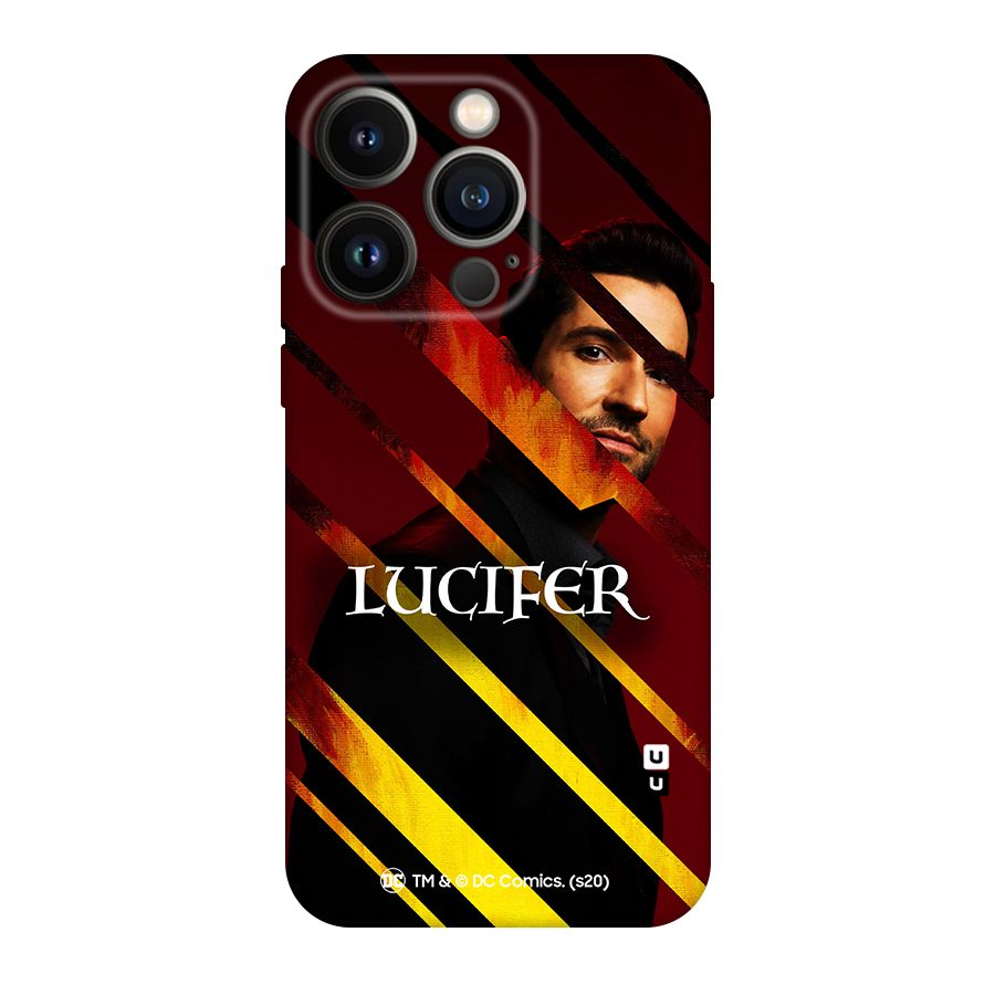 Lucifer Hell Stripes Original Polycarbonate Back Case for iPhone 14 Pro