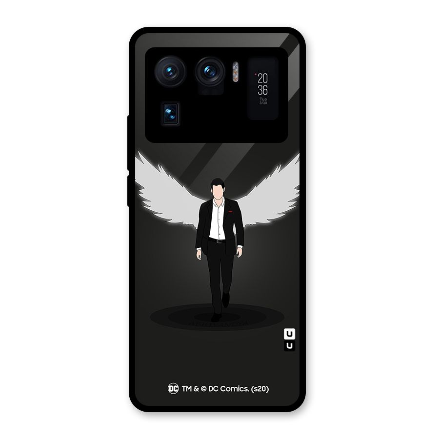 Lucifer Minimalistic Archangel Art Glass Back Case for Mi 11 Ultra