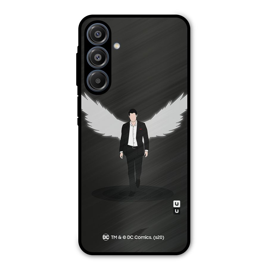 Lucifer Minimalistic Archangel Art Metal Back Case for Galaxy A16 5G