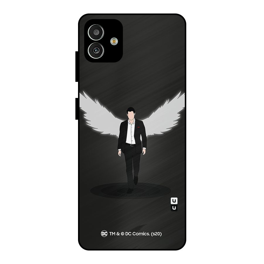 Lucifer Minimalistic Archangel Art Metal Back Case for Galaxy M13 5G