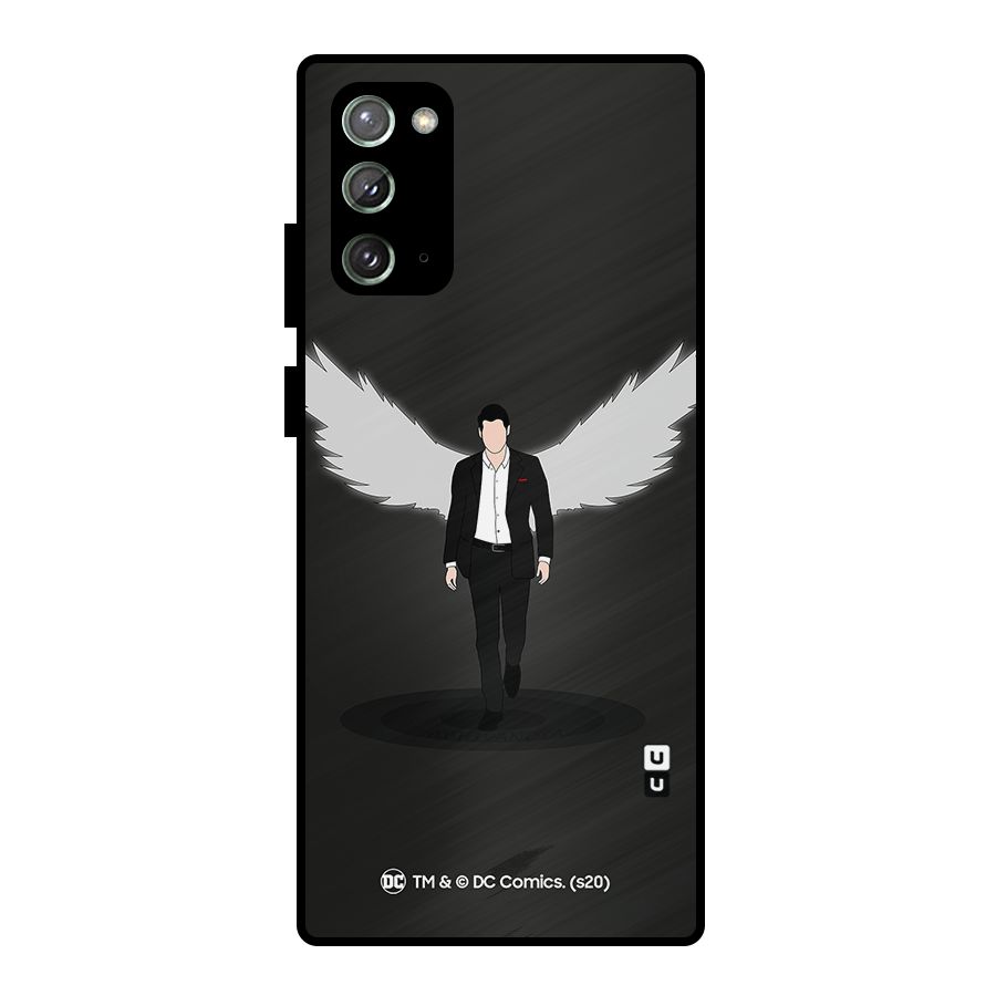 Lucifer Minimalistic Archangel Art Metal Back Case for Galaxy Note 20
