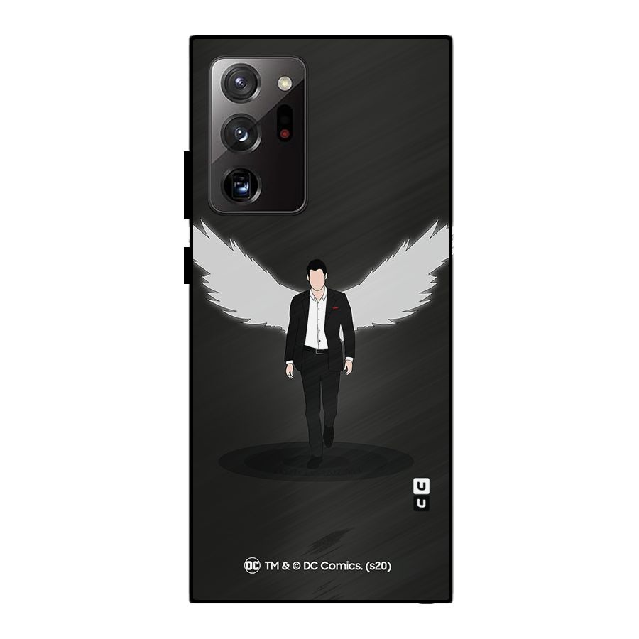 Lucifer Minimalistic Archangel Art Metal Back Case for Galaxy Note 20 Ultra