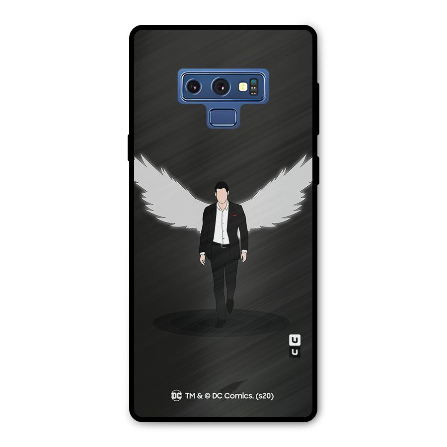 Lucifer Minimalistic Archangel Art Metal Back Case for Galaxy Note 9
