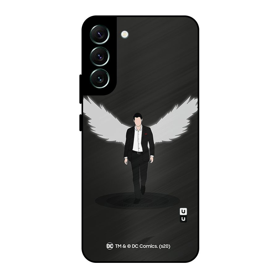 Lucifer Minimalistic Archangel Art Metal Back Case for Galaxy S22 Plus 5G