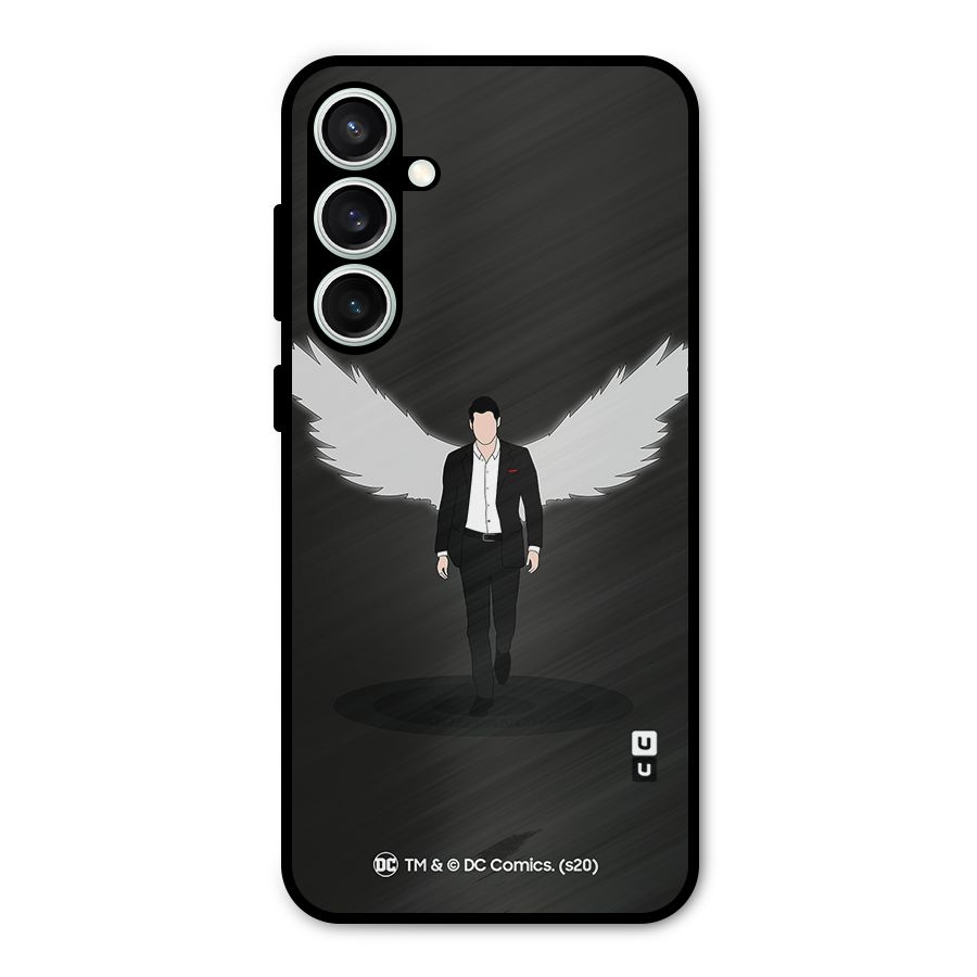 Lucifer Minimalistic Archangel Art Metal Back Case for Galaxy S23 FE