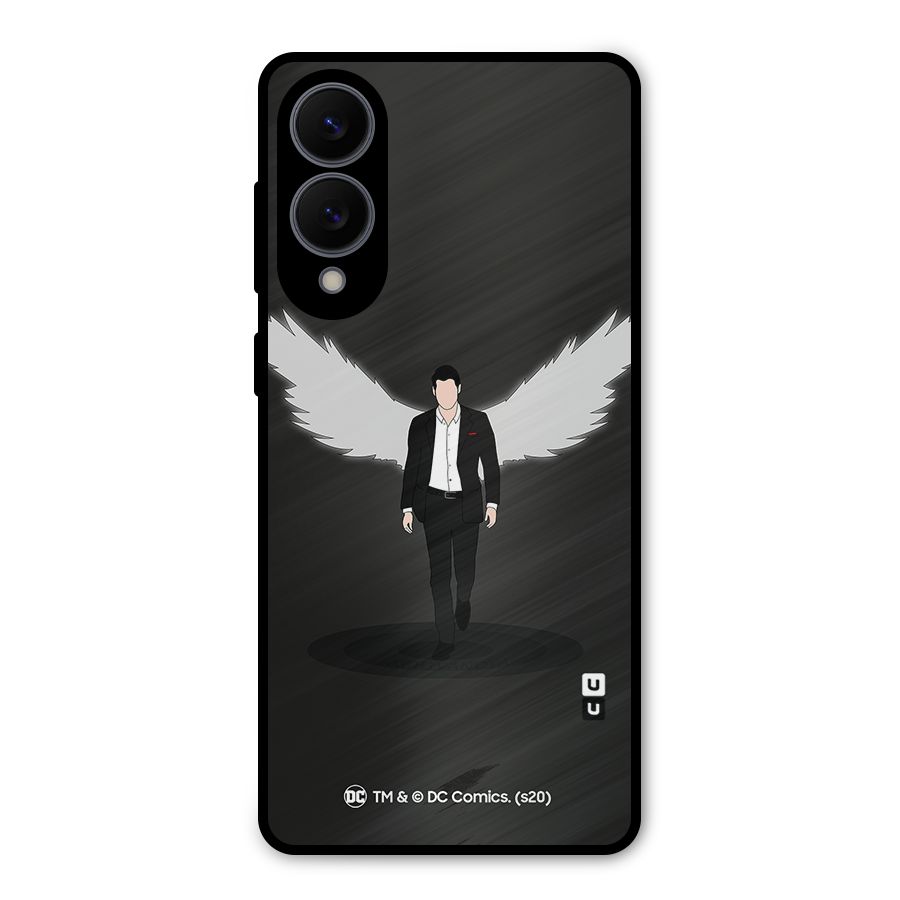 Lucifer Minimalistic Archangel Art Metal Back Case for Galaxy S25 Edge
