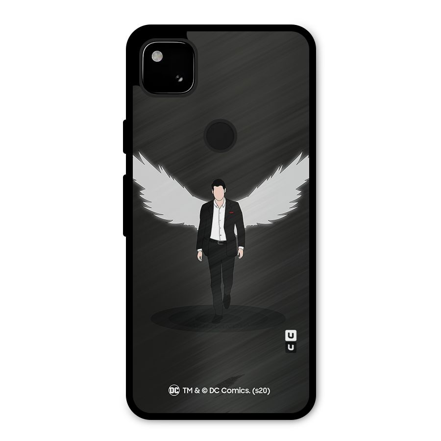 Lucifer Minimalistic Archangel Art Metal Back Case for Google Pixel 4a