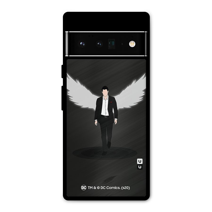 Lucifer Minimalistic Archangel Art Metal Back Case for Google Pixel 6 Pro