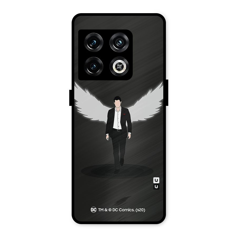 Lucifer Minimalistic Archangel Art Metal Back Case for OnePlus 10 Pro 5G