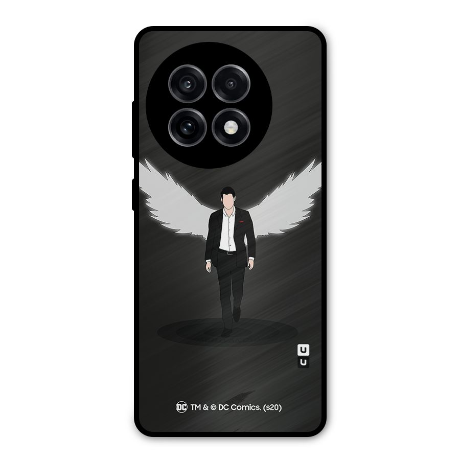 Lucifer Minimalistic Archangel Art Metal Back Case for OnePlus 13R