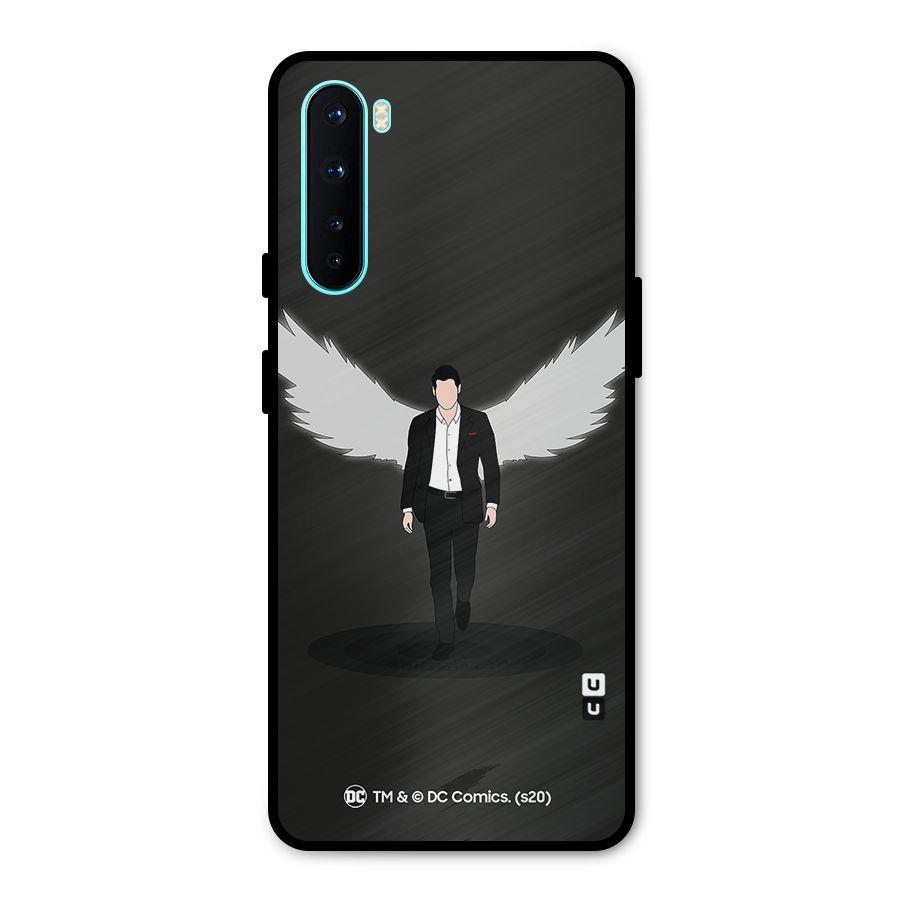 Lucifer Minimalistic Archangel Art Metal Back Case for OnePlus Nord