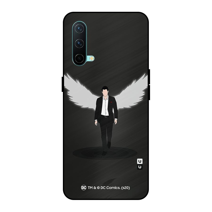 Lucifer Minimalistic Archangel Art Metal Back Case for OnePlus Nord CE 5G