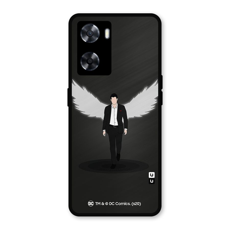 Lucifer Minimalistic Archangel Art Metal Back Case for OnePlus Nord N20 SE