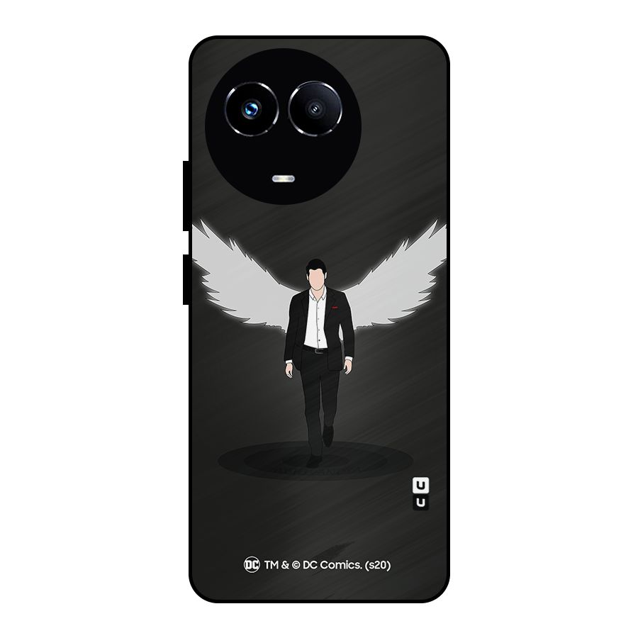 Lucifer Minimalistic Archangel Art Metal Back Case for Realme 11 5G