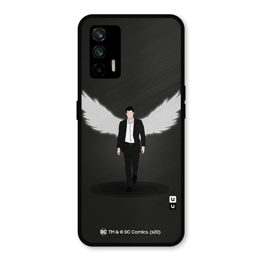 Lucifer Minimalistic Archangel Art Metal Back Case for Realme GT 5G