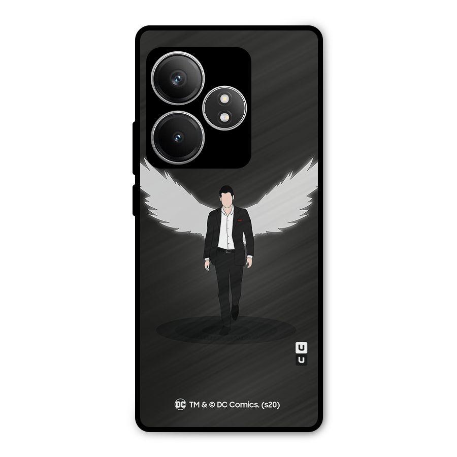Lucifer Minimalistic Archangel Art Metal Back Case for Realme GT 6T