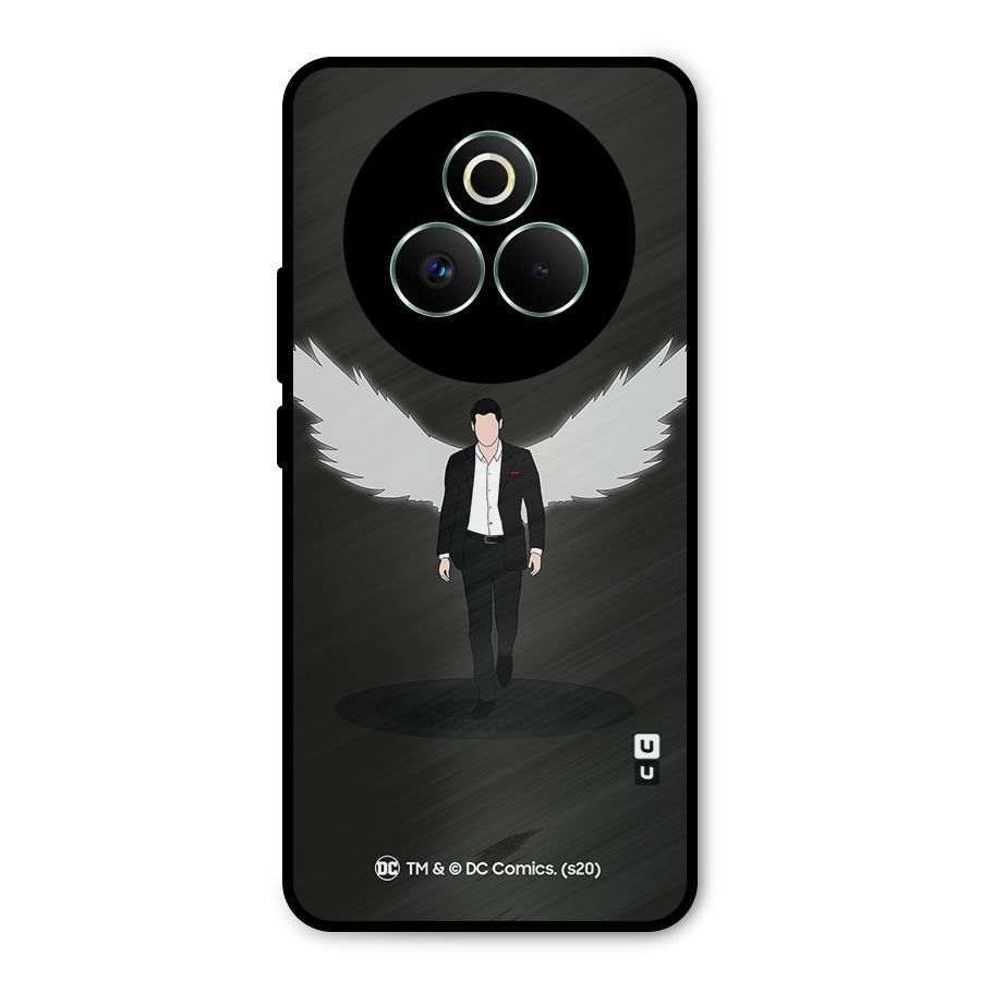 Lucifer Minimalistic Archangel Art Metal Back Case for Realme P3 Pro