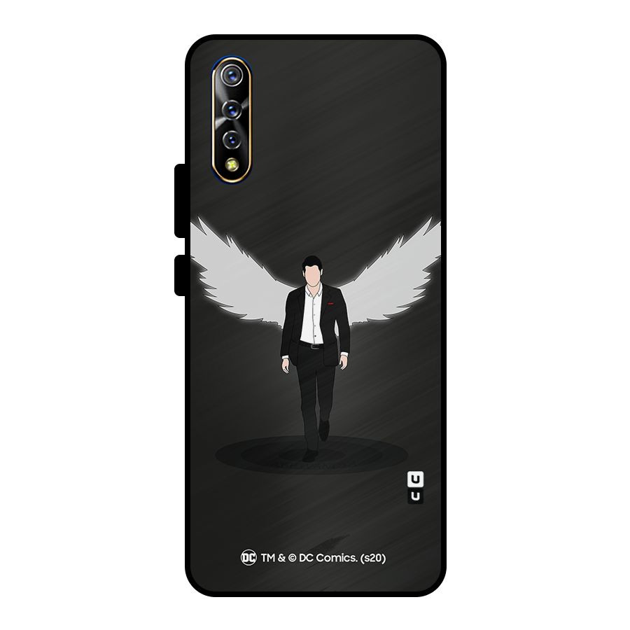 Lucifer Minimalistic Archangel Art Metal Back Case for Vivo S1