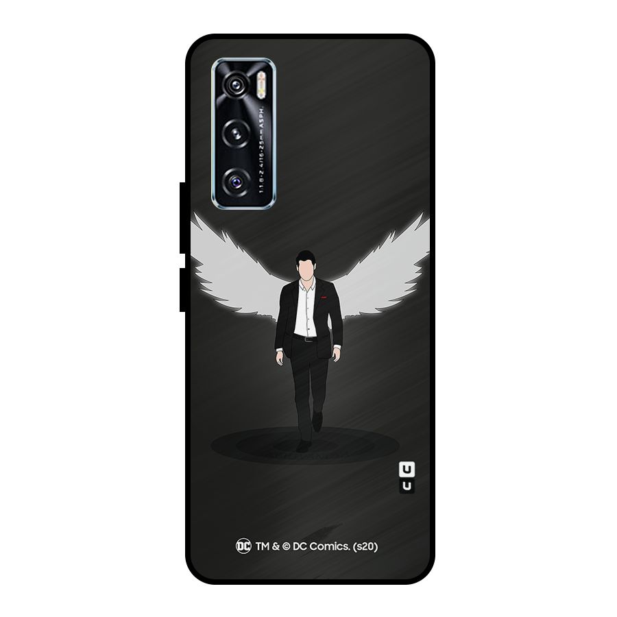 Lucifer Minimalistic Archangel Art Metal Back Case for Vivo V20 SE