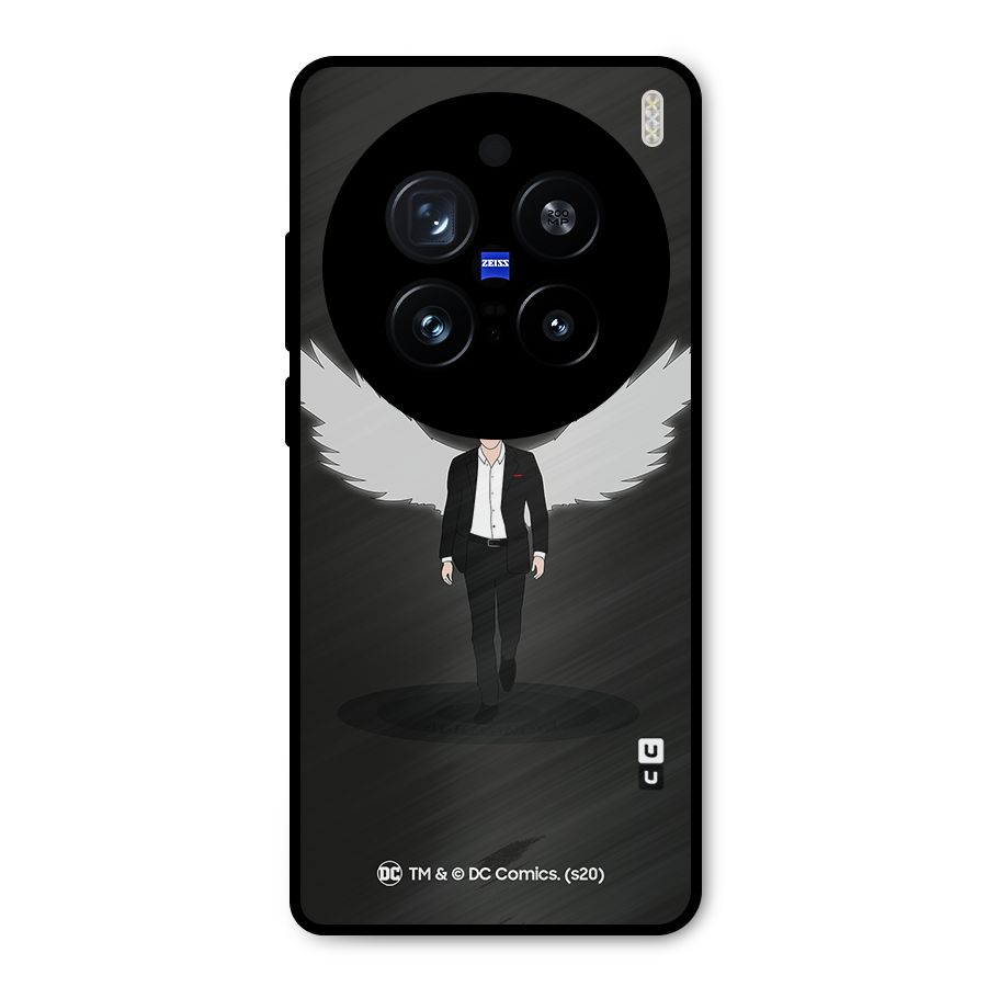 Lucifer Minimalistic Archangel Art Metal Back Case for Vivo X200 Pro